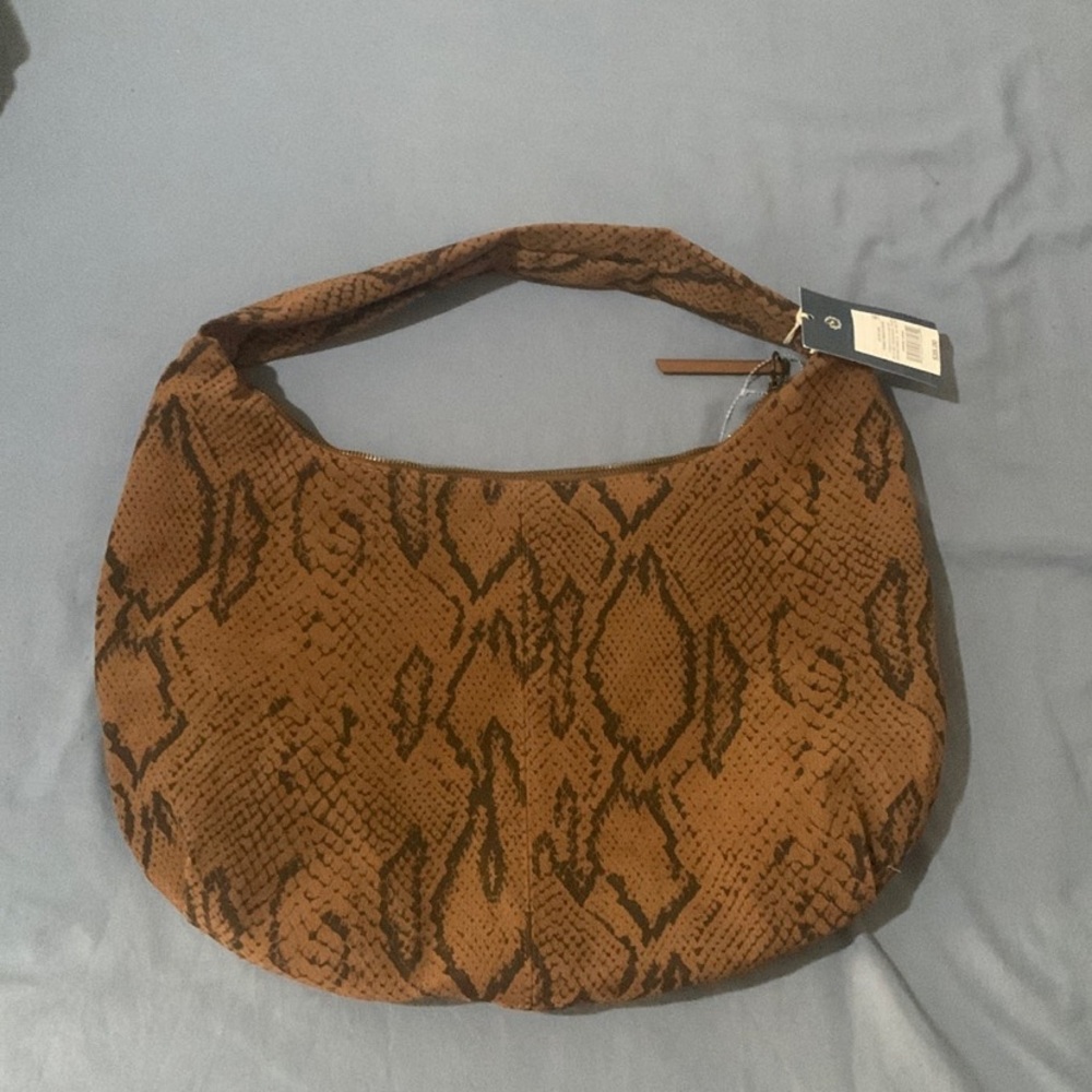 Universal thread snake print hobo bag brand new